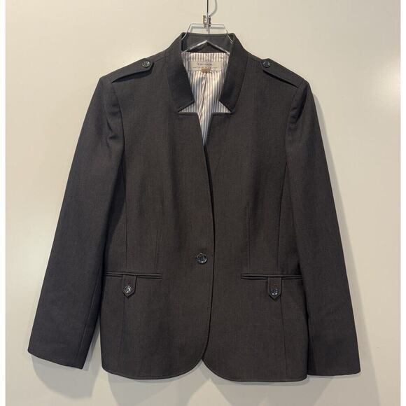 Tahari Arthur S. Levine Grsy Blazer Suit Jacket‎ Career Womens Size 12 - Picture 1 of 4